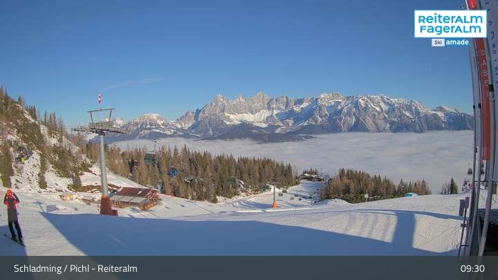 Archiv Foto Webcam Reiteralm - Bergstation Preunegg Jet