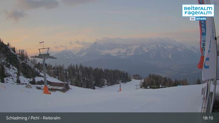 Archiv Foto Webcam Reiteralm - Bergstation Preunegg Jet
