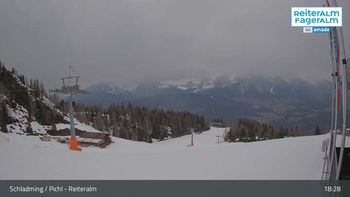 Archived image Webcam Reiteralm: Top station Preunegg Jet