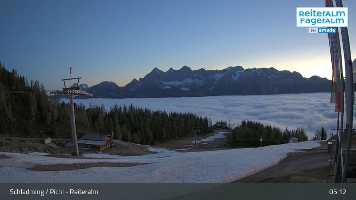 Archiv Foto Webcam Reiteralm - Bergstation Preunegg Jet