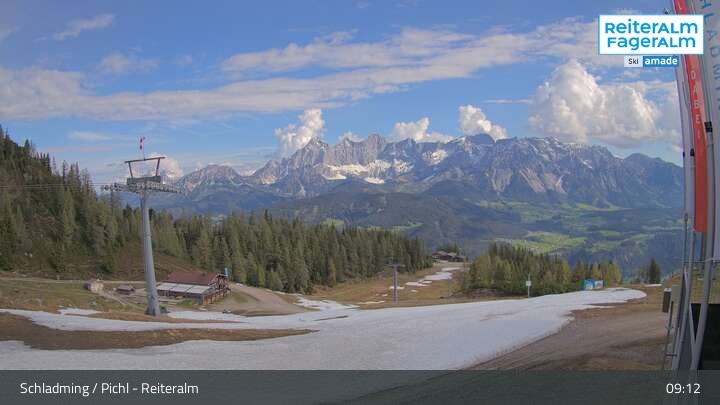 Archiv Foto Webcam Reiteralm - Bergstation Preunegg Jet
