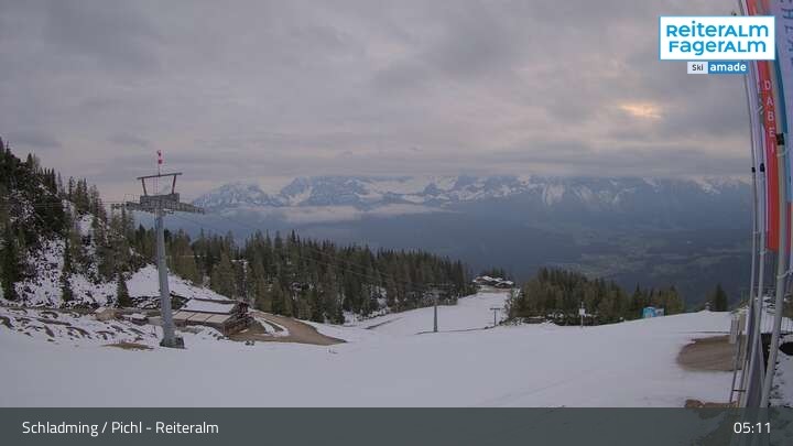 Archiv Foto Webcam Reiteralm - Bergstation Preunegg Jet