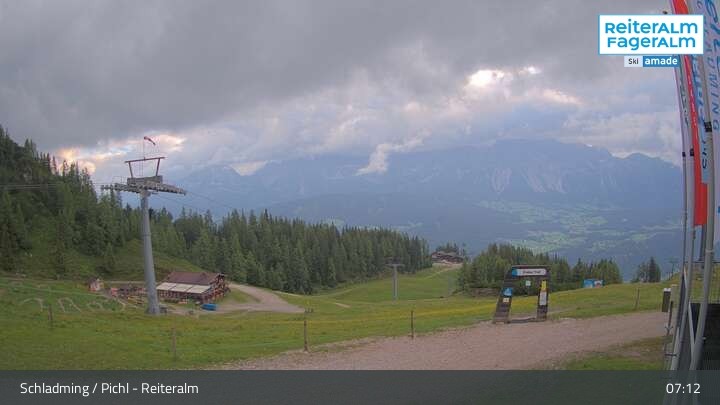 Archiv Foto Webcam Reiteralm - Bergstation Preunegg Jet