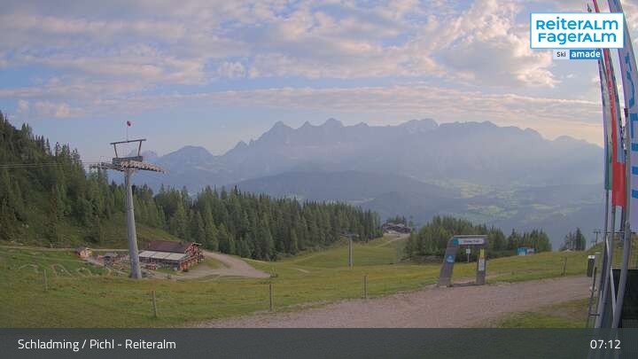 Archiv Foto Webcam Reiteralm - Bergstation Preunegg Jet