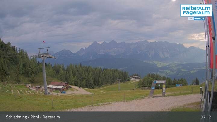 Archiv Foto Webcam Reiteralm - Bergstation Preunegg Jet