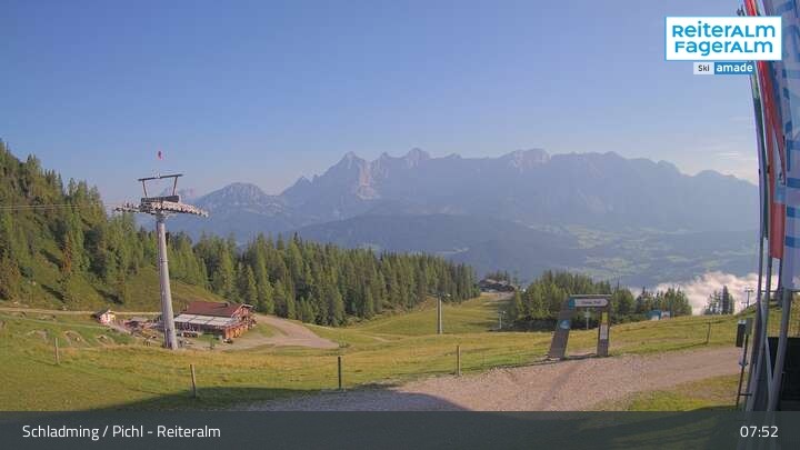 Archiv Foto Webcam Reiteralm - Bergstation Preunegg Jet