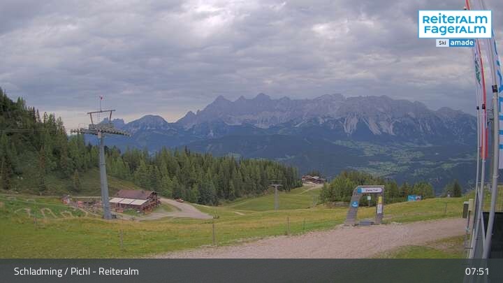 Archiv Foto Webcam Reiteralm - Bergstation Preunegg Jet