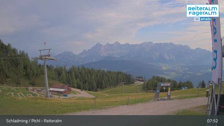Archiv Foto Webcam Reiteralm - Bergstation Preunegg Jet