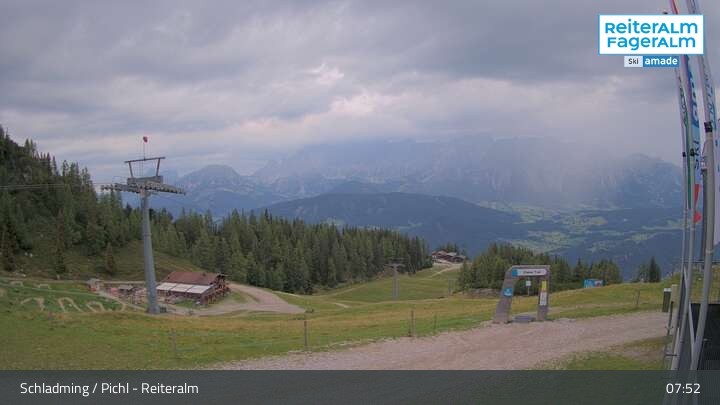 Archiv Foto Webcam Reiteralm - Bergstation Preunegg Jet