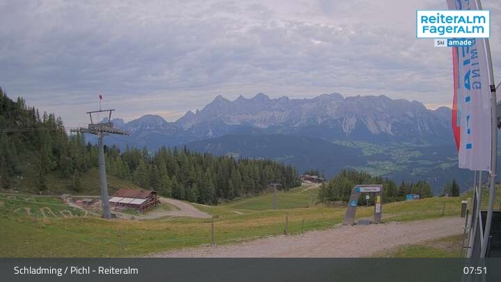 Archiv Foto Webcam Reiteralm - Bergstation Preunegg Jet