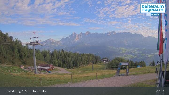 Archiv Foto Webcam Reiteralm - Bergstation Preunegg Jet