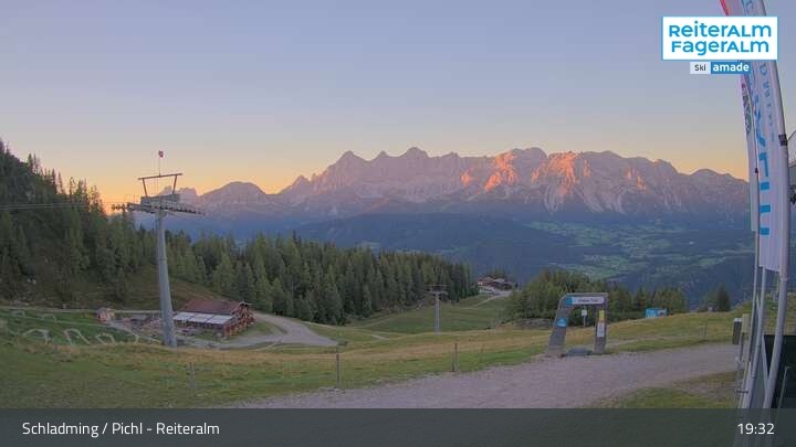 Archiv Foto Webcam Reiteralm - Bergstation Preunegg Jet