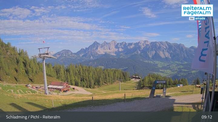 Archiv Foto Webcam Reiteralm - Bergstation Preunegg Jet