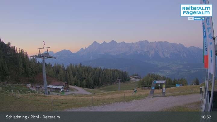 Archiv Foto Webcam Reiteralm - Bergstation Preunegg Jet