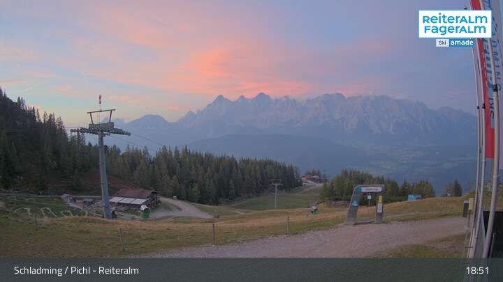 Archiv Foto Webcam Reiteralm - Bergstation Preunegg Jet