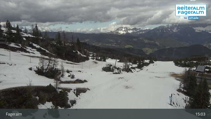 Archiv Foto Webcam Fageralm, Bergstation Vorderfager