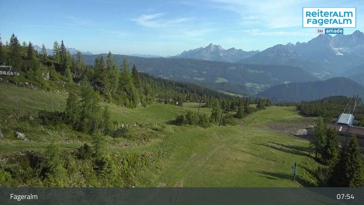 Archiv Foto Webcam Fageralm, Bergstation Vorderfager