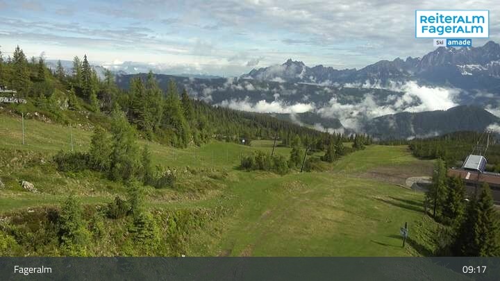 Archiv Foto Webcam Fageralm, Bergstation Vorderfager