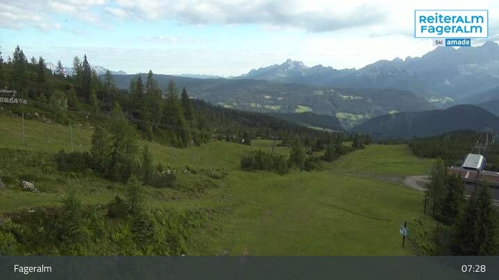 Archiv Foto Webcam Fageralm, Bergstation Vorderfager