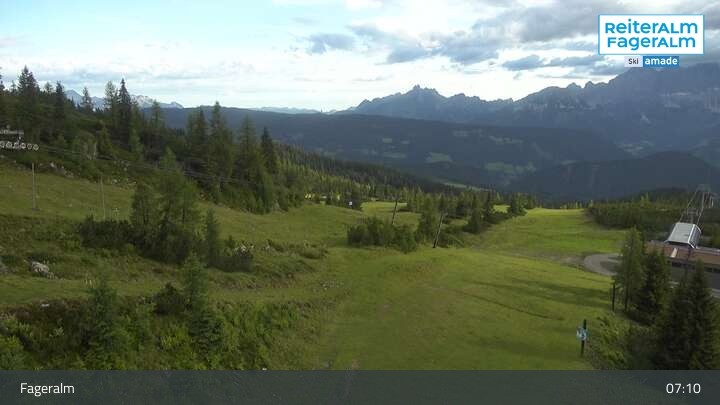 Archiv Foto Webcam Fageralm, Bergstation Vorderfager