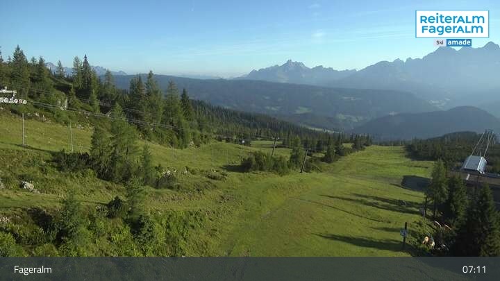 Archiv Foto Webcam Fageralm, Bergstation Vorderfager