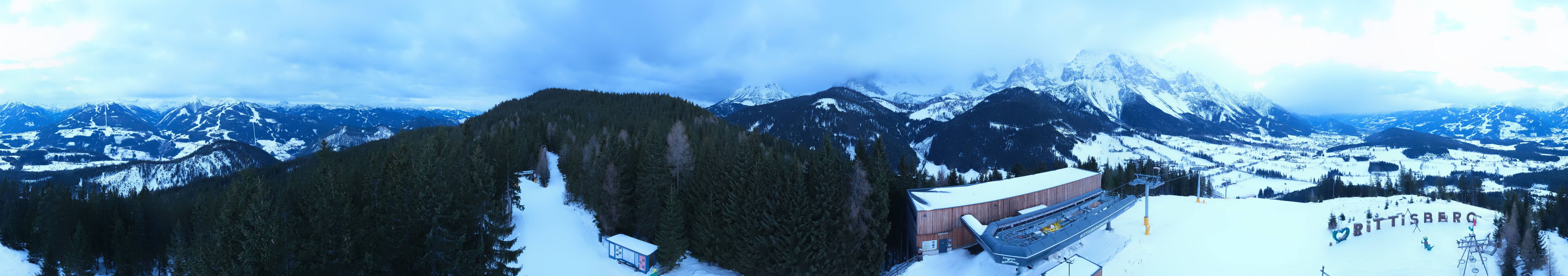 Archived image Webcam Ramsau am Dachstein: Ski area Rittisberg