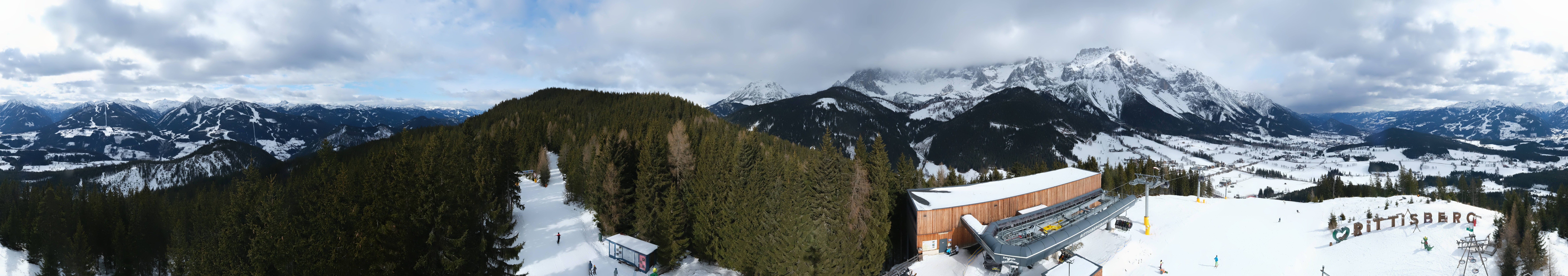 Archived image Webcam Ramsau am Dachstein: Ski area Rittisberg