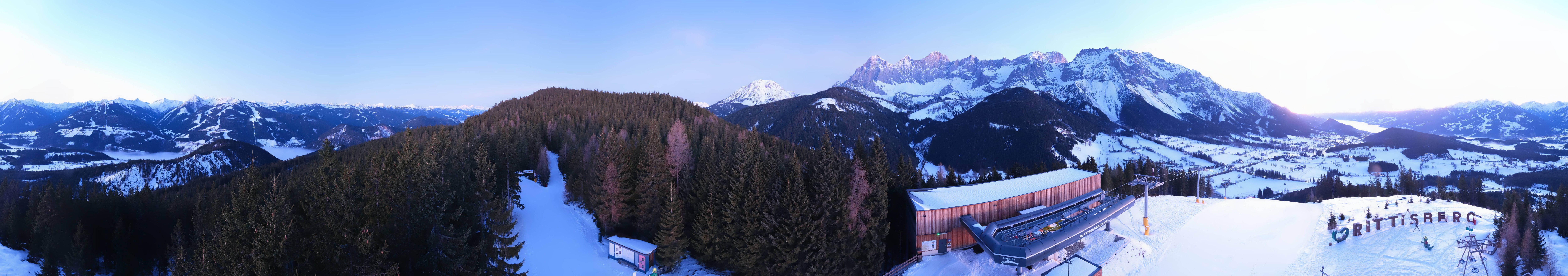 Archived image Webcam Ramsau am Dachstein: Ski area Rittisberg
