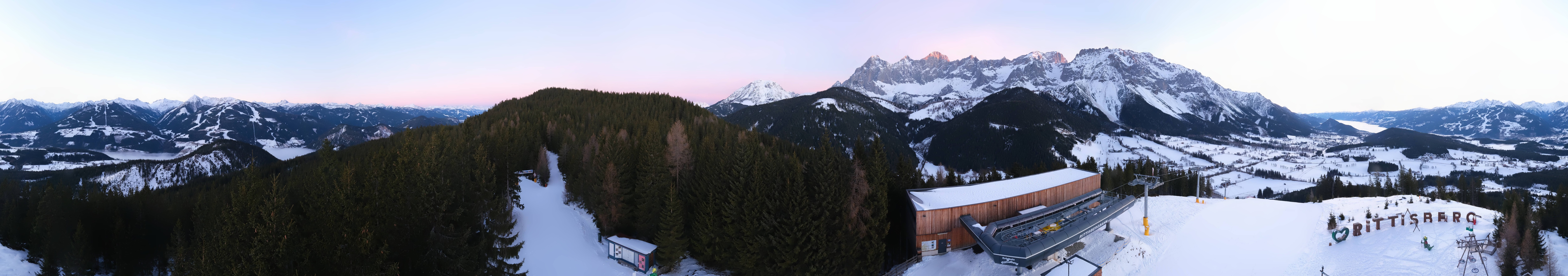 Archived image Webcam Ramsau am Dachstein: Ski area Rittisberg
