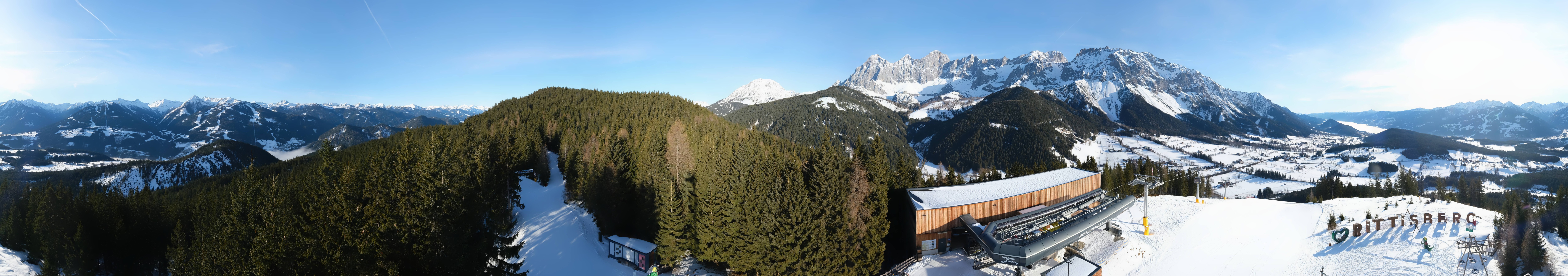 Archived image Webcam Ramsau am Dachstein: Ski area Rittisberg