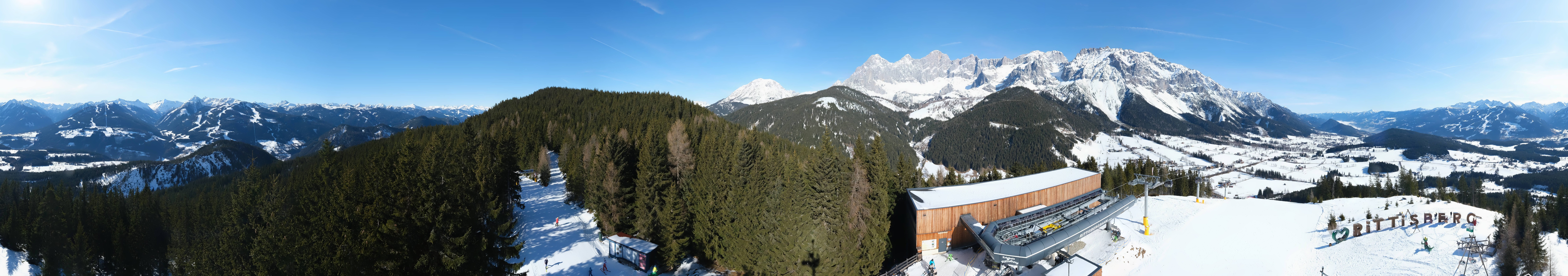 Archived image Webcam Ramsau am Dachstein: Ski area Rittisberg