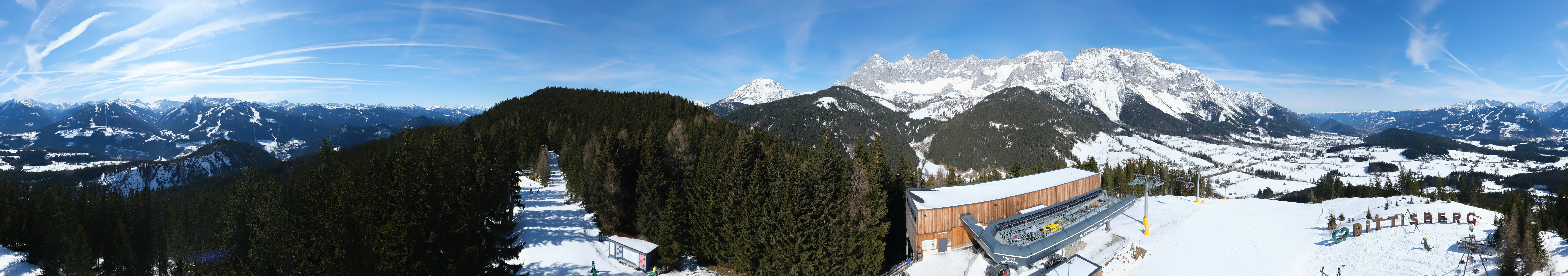 Archived image Webcam Ramsau am Dachstein: Ski area Rittisberg