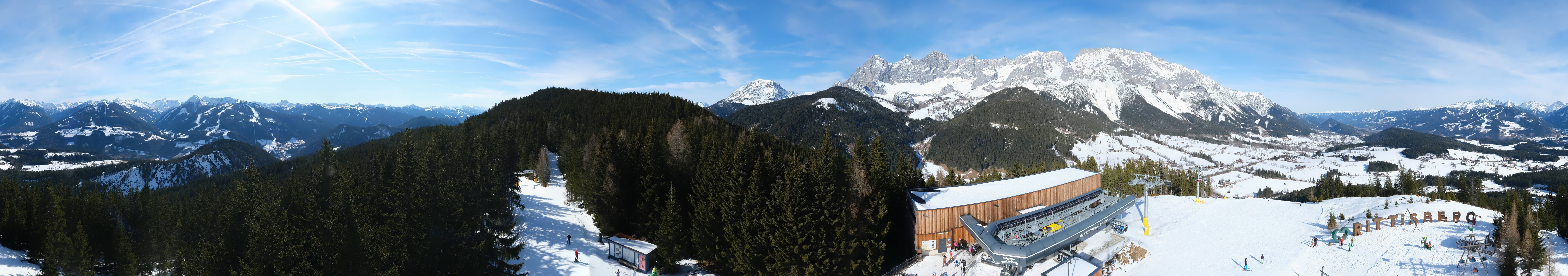 Archived image Webcam Ramsau am Dachstein: Ski area Rittisberg