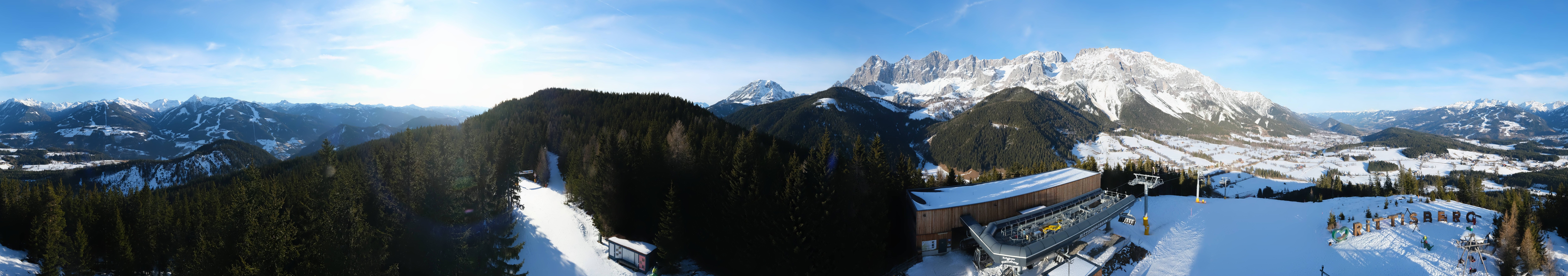 Archived image Webcam Ramsau am Dachstein: Ski area Rittisberg