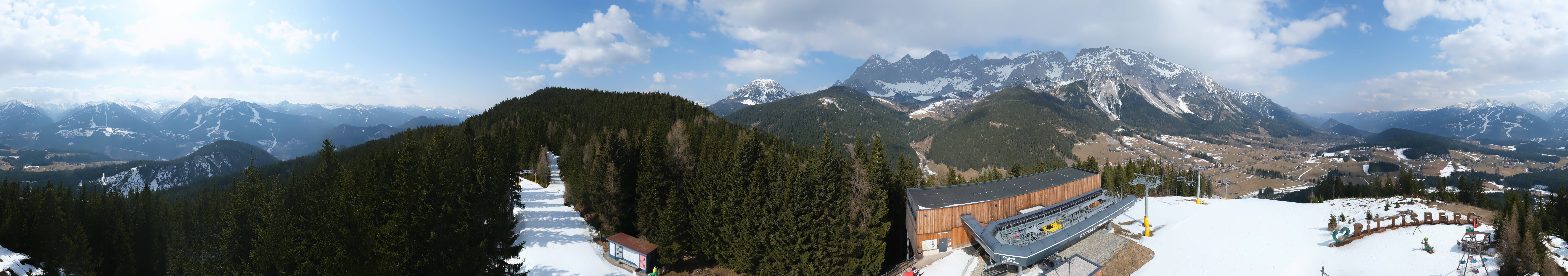 Archiv Foto Webcam Ramsau am Dachstein: Rittisberg