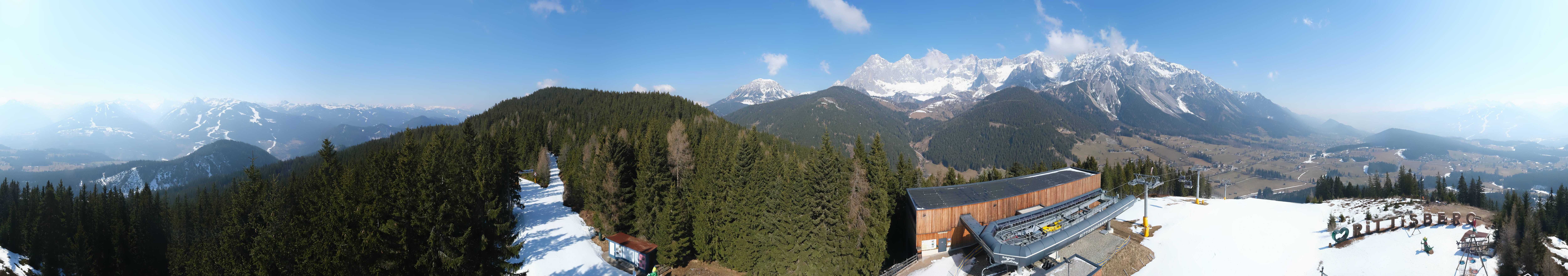 Archiv Foto Webcam Ramsau am Dachstein: Rittisberg
