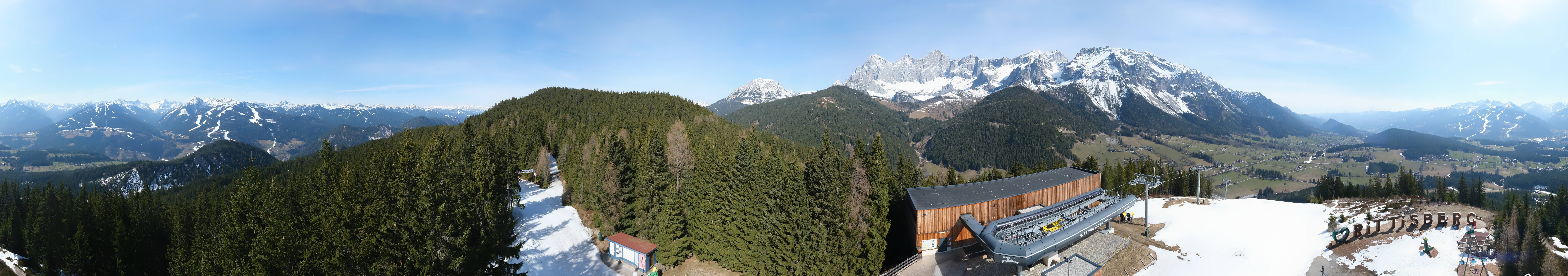 Archived image Webcam Ramsau am Dachstein: Ski area Rittisberg