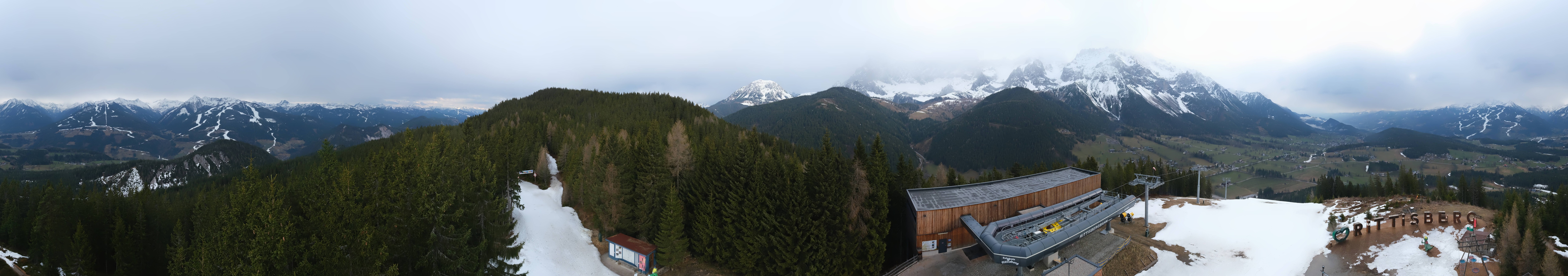Archiv Foto Webcam Ramsau am Dachstein: Rittisberg