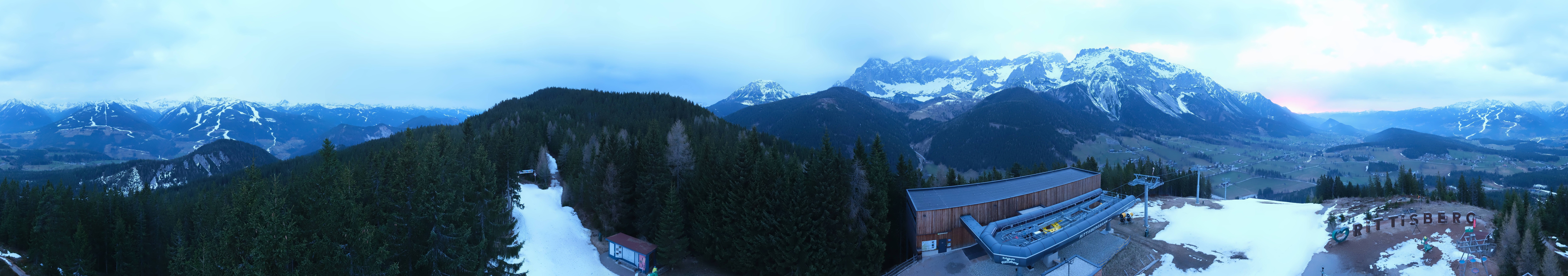 Archiv Foto Webcam Ramsau am Dachstein: Rittisberg