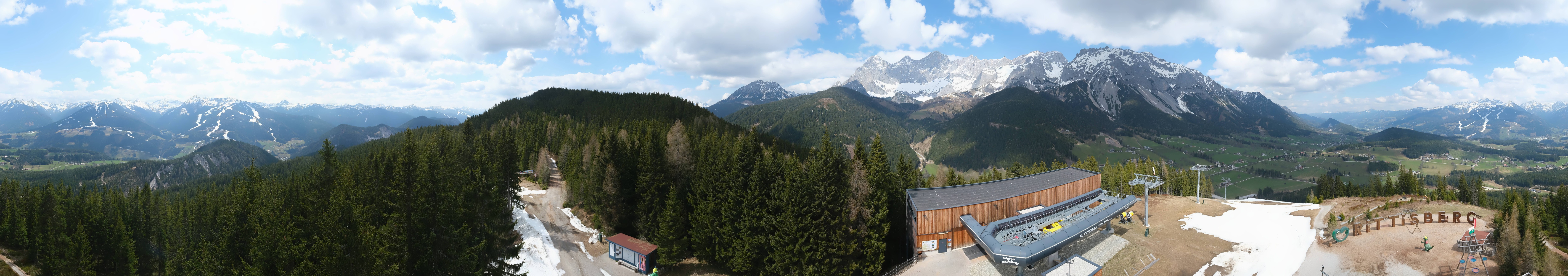 Archiv Foto Webcam Ramsau am Dachstein: Rittisberg