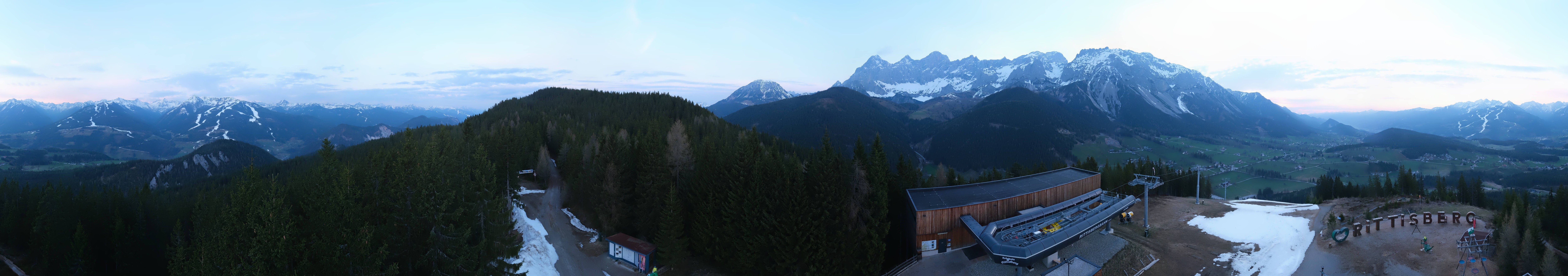 Archived image Webcam Ramsau am Dachstein: Ski area Rittisberg