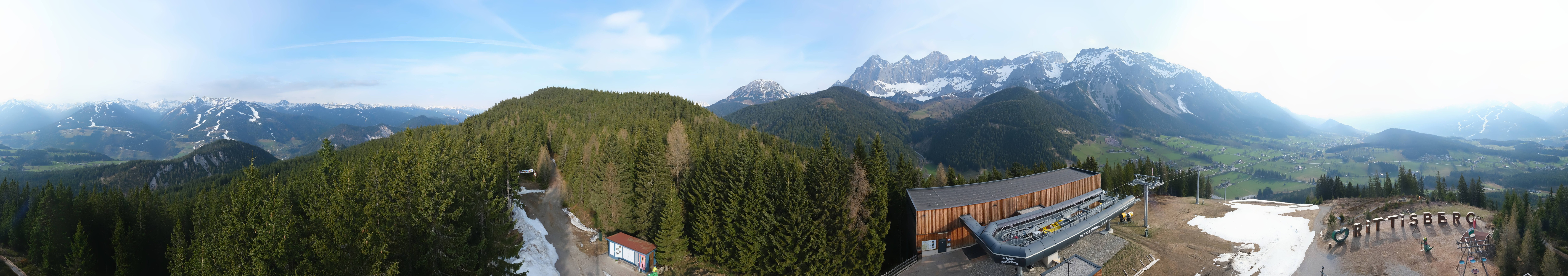 Archived image Webcam Ramsau am Dachstein: Ski area Rittisberg