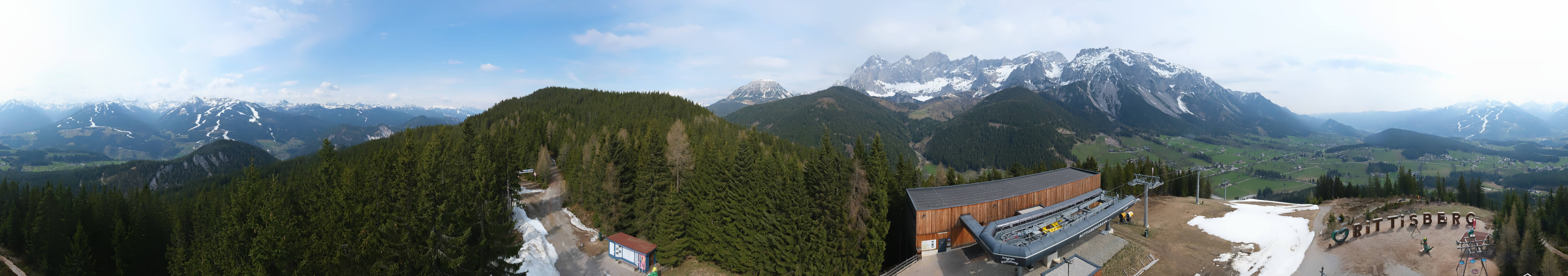 Archived image Webcam Ramsau am Dachstein: Ski area Rittisberg
