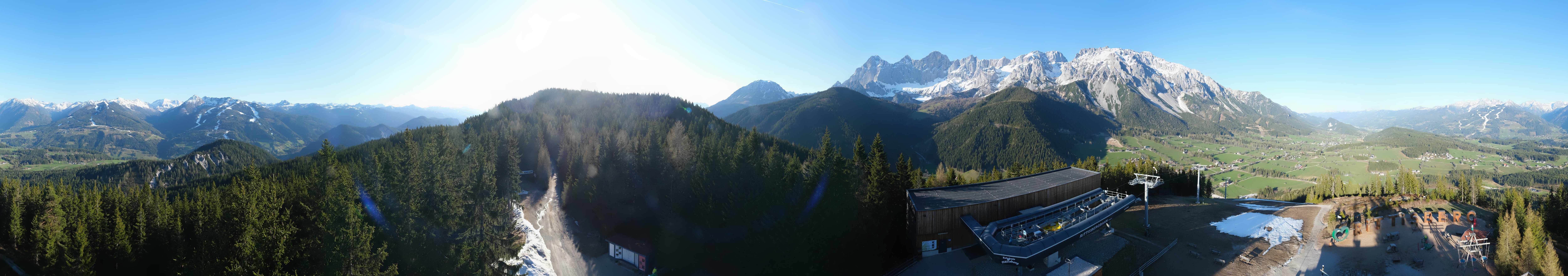 Archived image Webcam Ramsau am Dachstein: Ski area Rittisberg