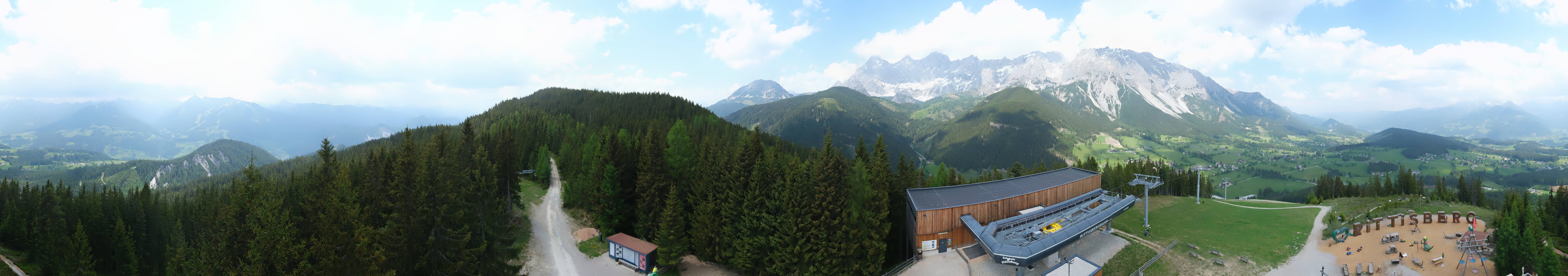 Archived image Webcam Ramsau am Dachstein: Ski area Rittisberg