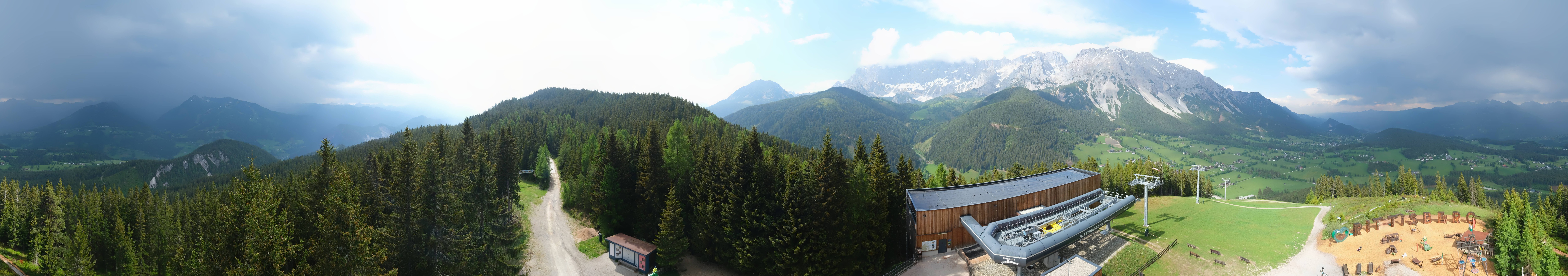 Archived image Webcam Ramsau am Dachstein: Ski area Rittisberg