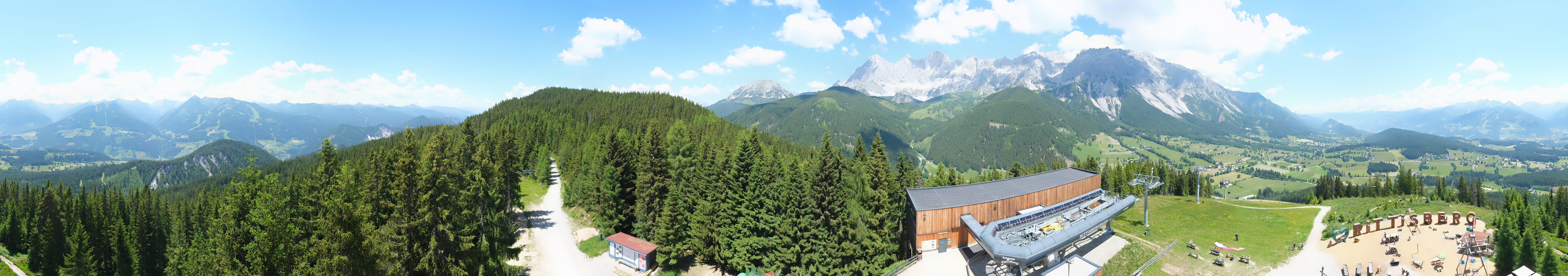 Archived image Webcam Ramsau am Dachstein: Ski area Rittisberg