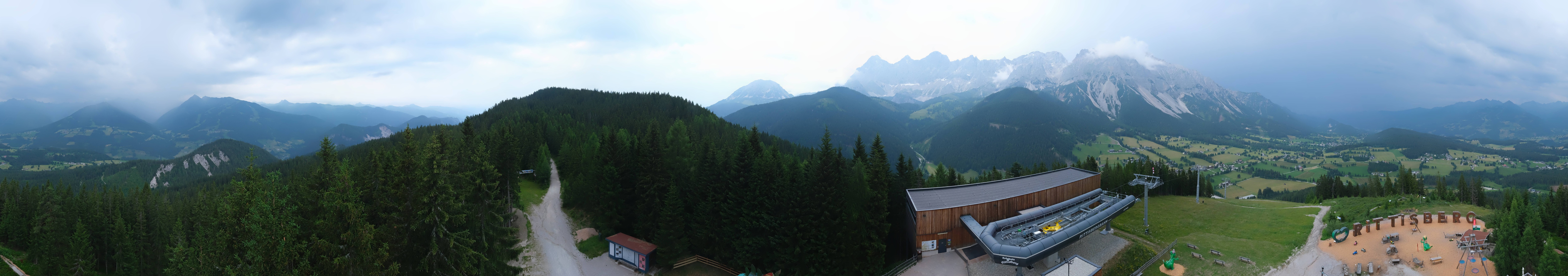 Archived image Webcam Ramsau am Dachstein: Ski area Rittisberg