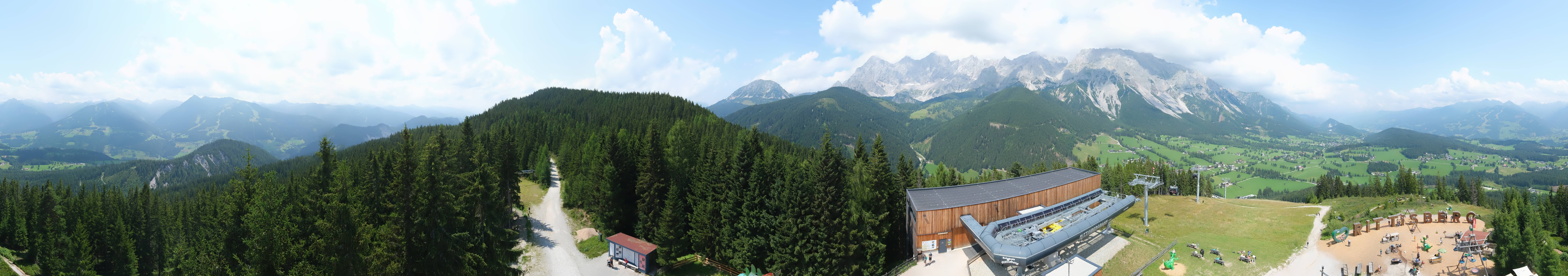 Archived image Webcam Ramsau am Dachstein: Ski area Rittisberg