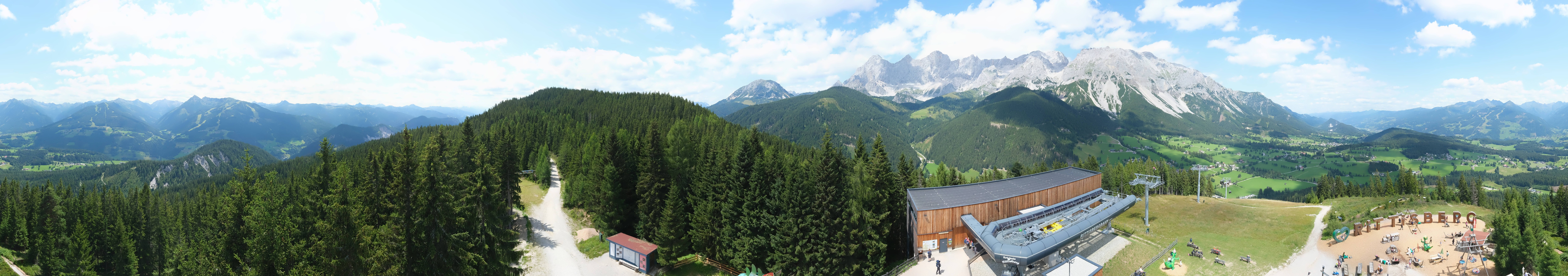 Archived image Webcam Ramsau am Dachstein: Ski area Rittisberg